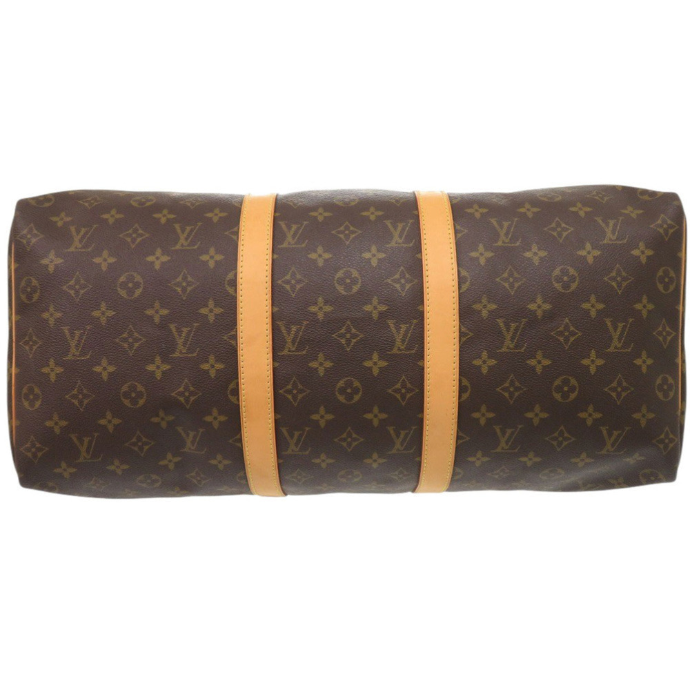 LOUIS VUITTON Authentic Brown Monogram Keepall 50 Boston Bag - Picture 3 of 10
